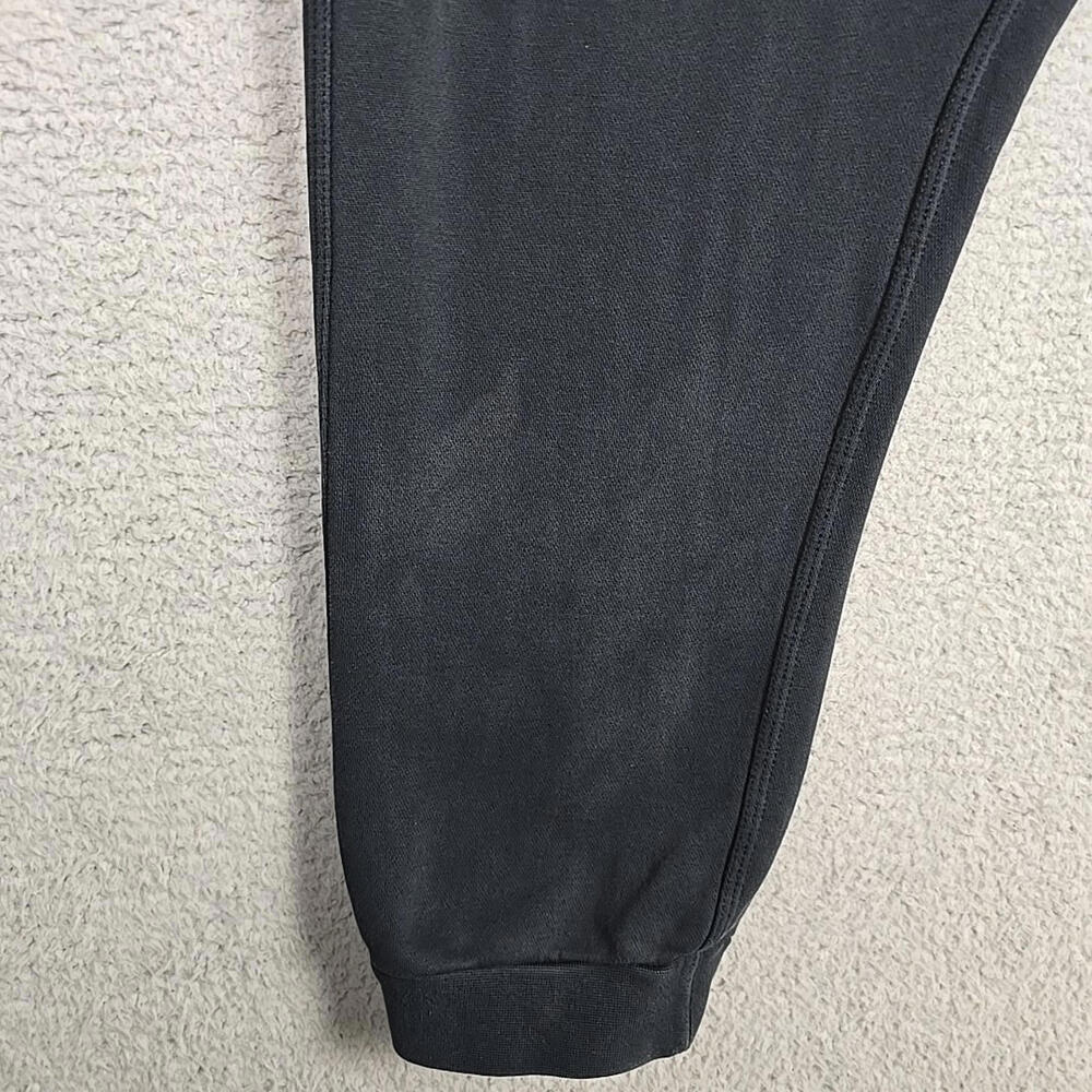 Nike Sweatpants Mens Size XXL Black Joggers White Swoosh Cozy Casual Logo - Picture 5 of 9